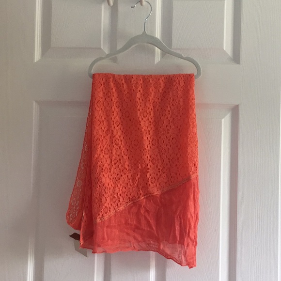 Accessories - Coral Pink Scarf